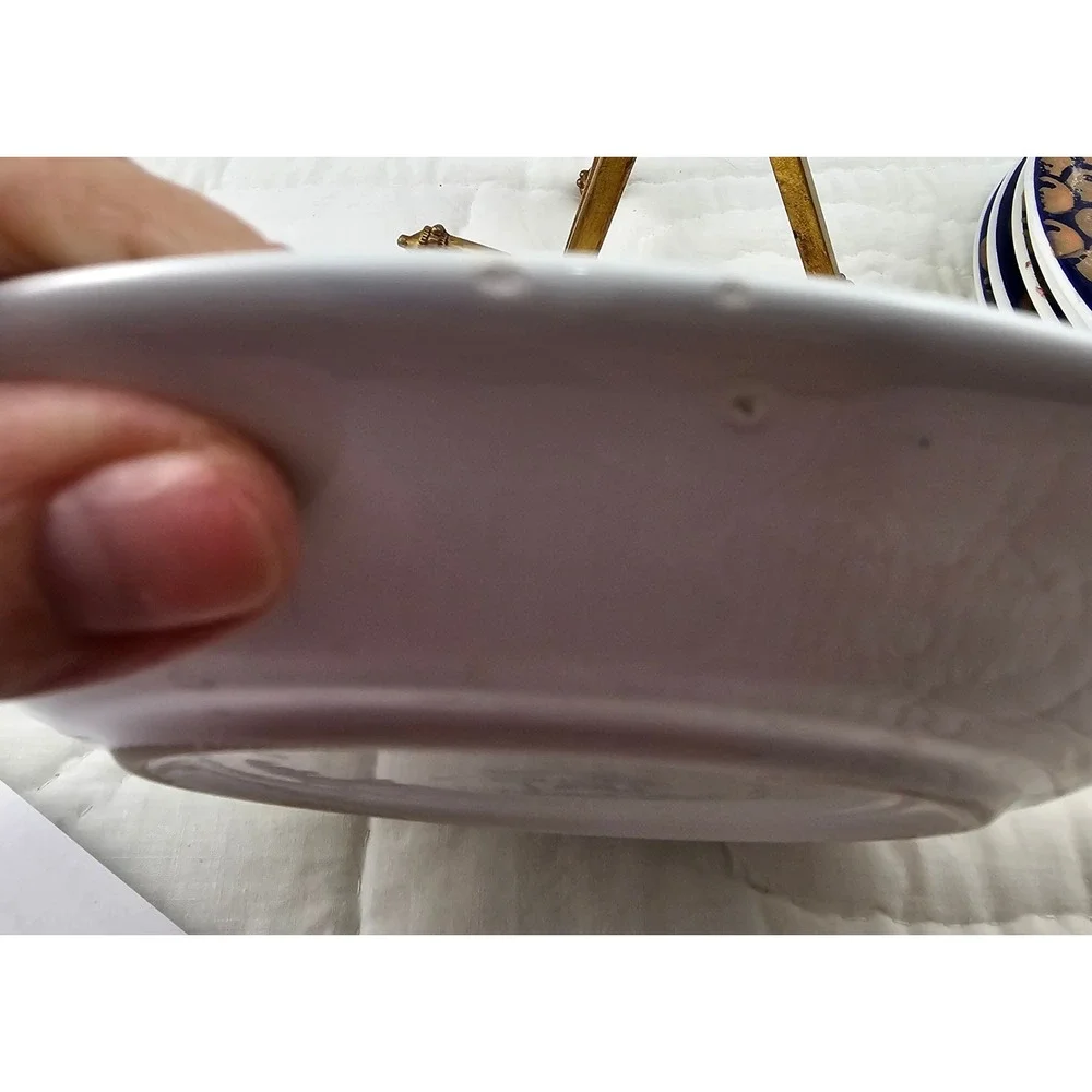 Pier 1 Tuscany Gold Handpainted Earthenware Salad‎ Plates Set Of 6 Italy